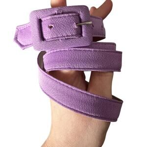 Vintage 70s Purple Fabric Belt 40” Long – Unbranded Seventies Waist Accessory